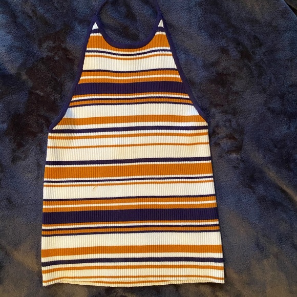 Striped Halter Top - Picture 3 of 3